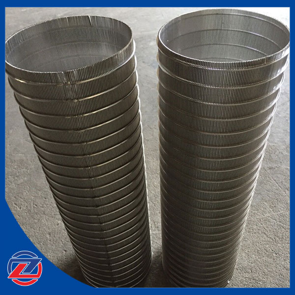 Reverse rolled wedge wire screen pipe