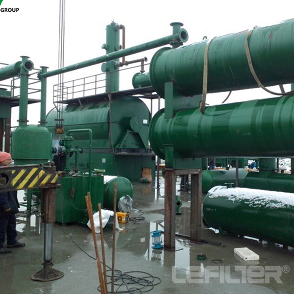 Used engine oil pyrolysis oil distillation machine