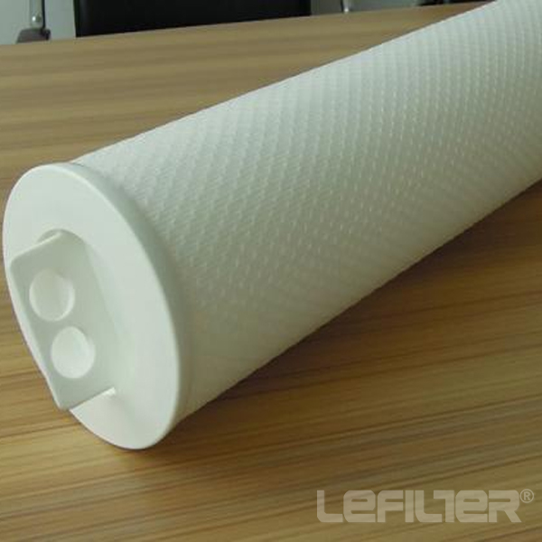 High flow water filter pleated filter cartridges