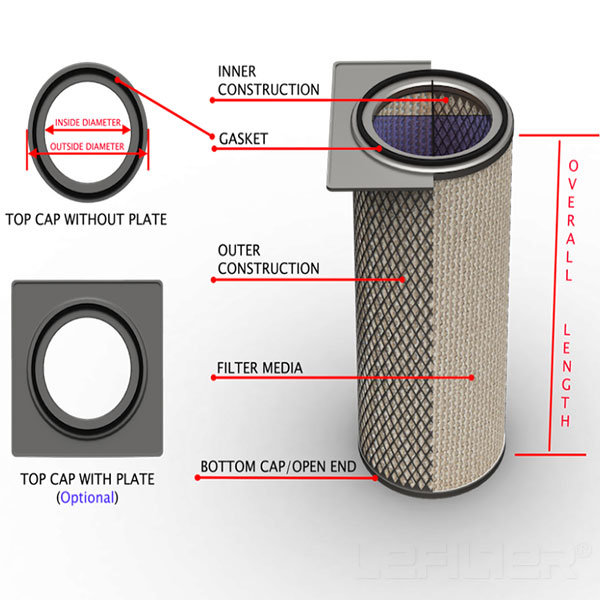 Donaldson Replacement air filter  P03-0034 Conical Synthetic