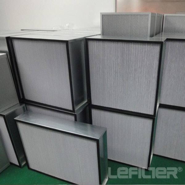 High efficiency panel hepa filter