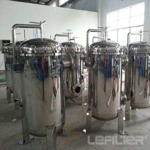 Stainless steel bag filter housing, cartridge filter housing